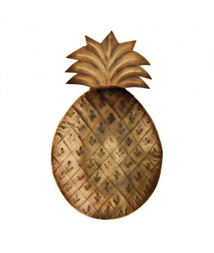 Ananas en métal à suspendre