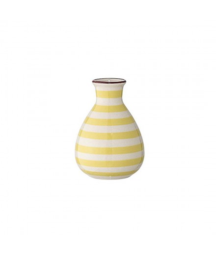 vase Patrizia - rayé jaune