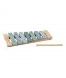 Xylophone en bois - bleu